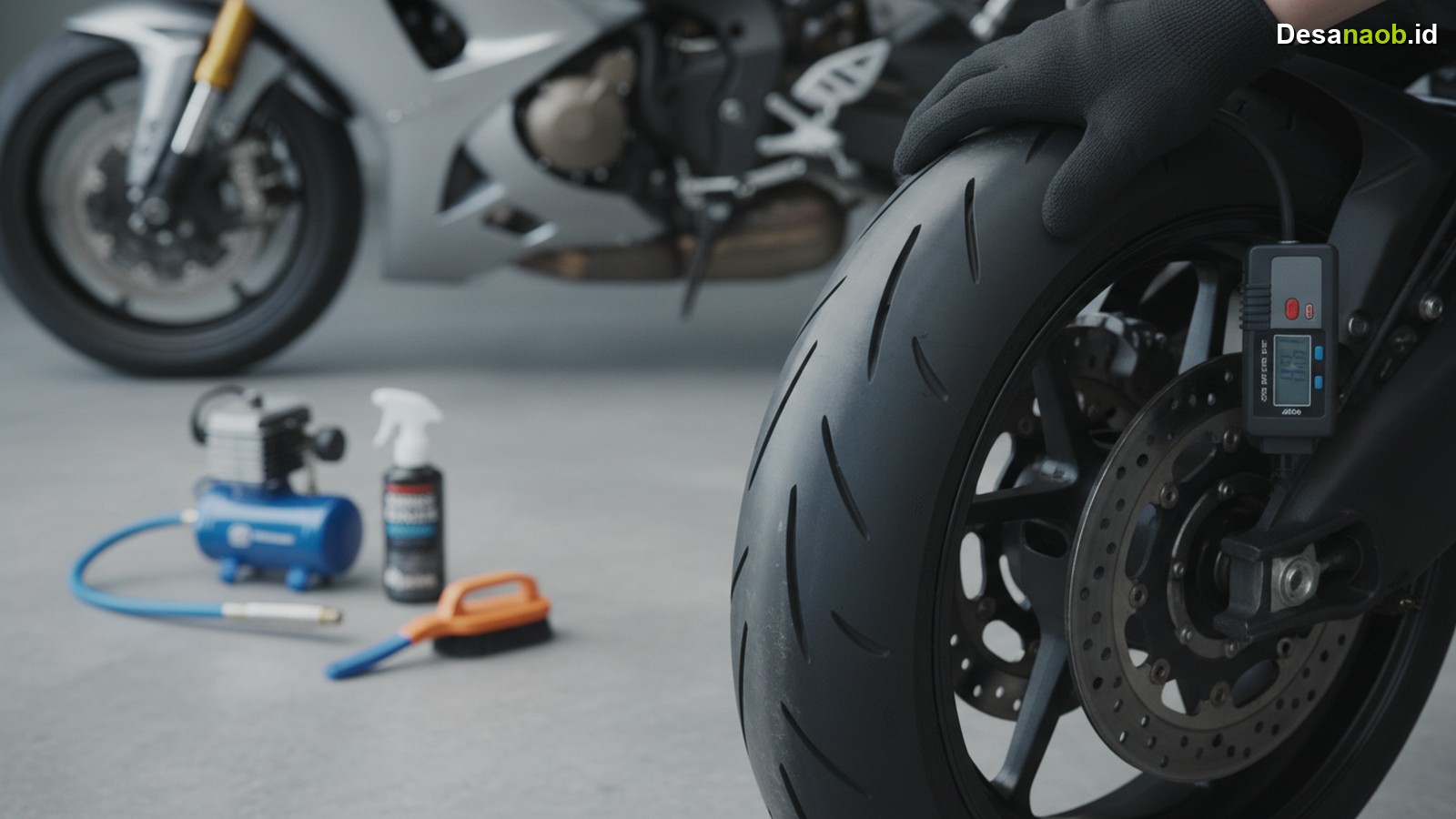 Ilustrasi Cara Merawat Ban Motor: 7 Kiat Bikin Awet & Aman di 2026!