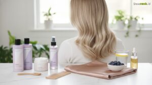 Ilustrasi Cara Merawat Rambut Setelah Bleaching: 7 Kunci Cegah Rusak!