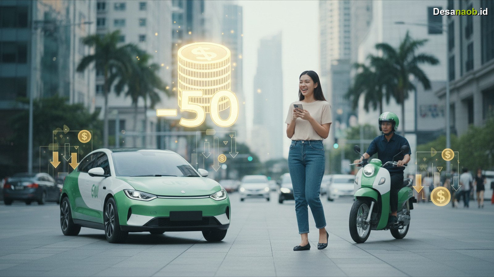 Ilustrasi Cara Pesan Grab Car & Grab Bike Termurah 2026, Hemat Rp50 Ribu!