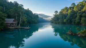 Ilustrasi Danau Terindah di Indonesia 2026: 5 Destinasi Rahasia untuk Liburan Tenang!