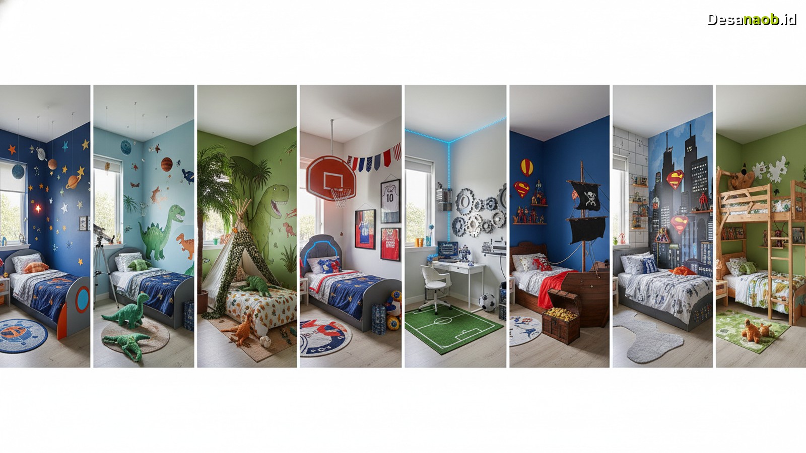 Ilustrasi Dekorasi Kamar Tidur Anak Laki-Laki: 7 Tema Keren Terbaru 2026 yang Wajib Tahu!