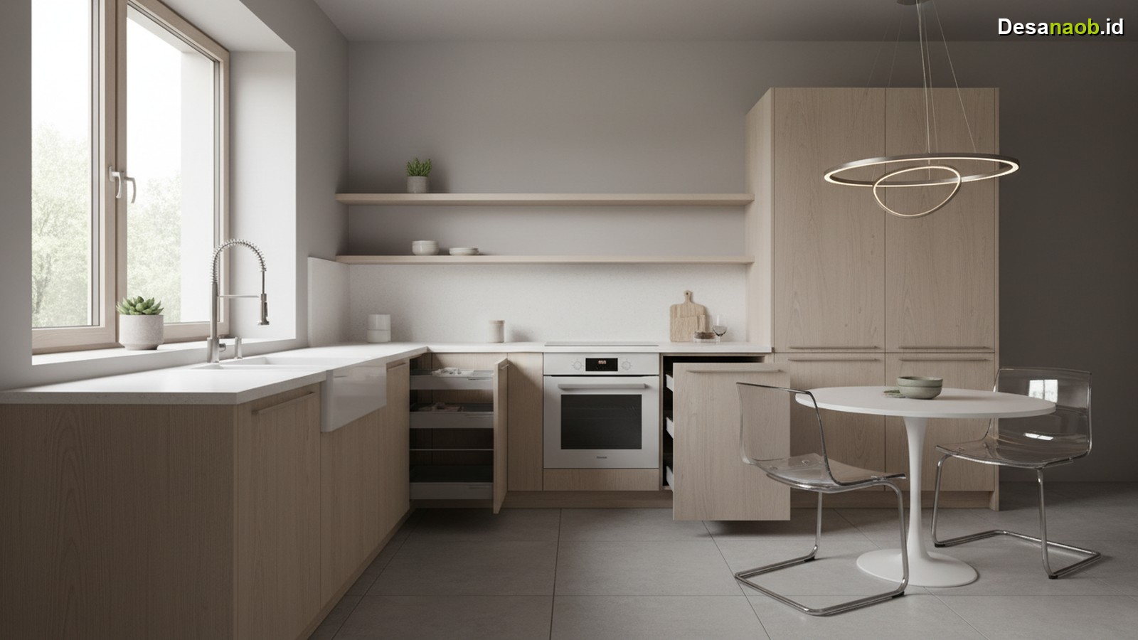 Ilustrasi Desain Dapur Minimalis Cantik: 7 Trik Wajib untuk Rumah Kecil di 2026!