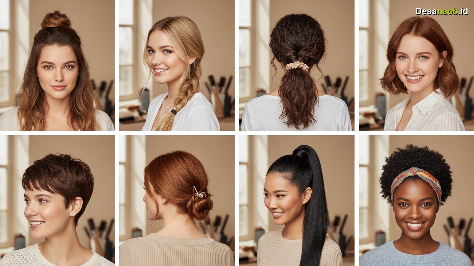 Ilustrasi Gaya Rambut Simple Sehari-hari: 7 Tutorial Cepat & Trendi 2026 yang Wajib Tahu!