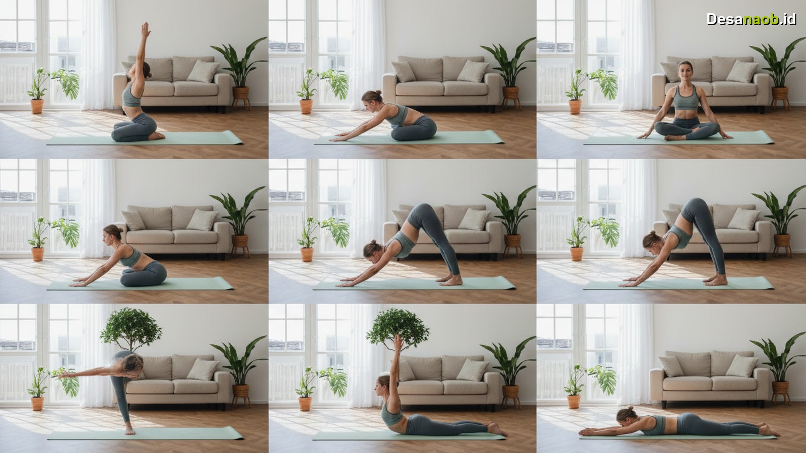 Ilustrasi Gerakan Yoga untuk Pemula: 7 Pose Mudah di Rumah, Wajib Tahu di 2026!
