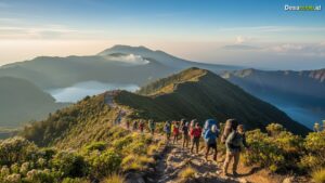 Ilustrasi Gunung Rinjani Jalur Pendakian: 7 Tips Terbaru 2026, Wajib Tahu!