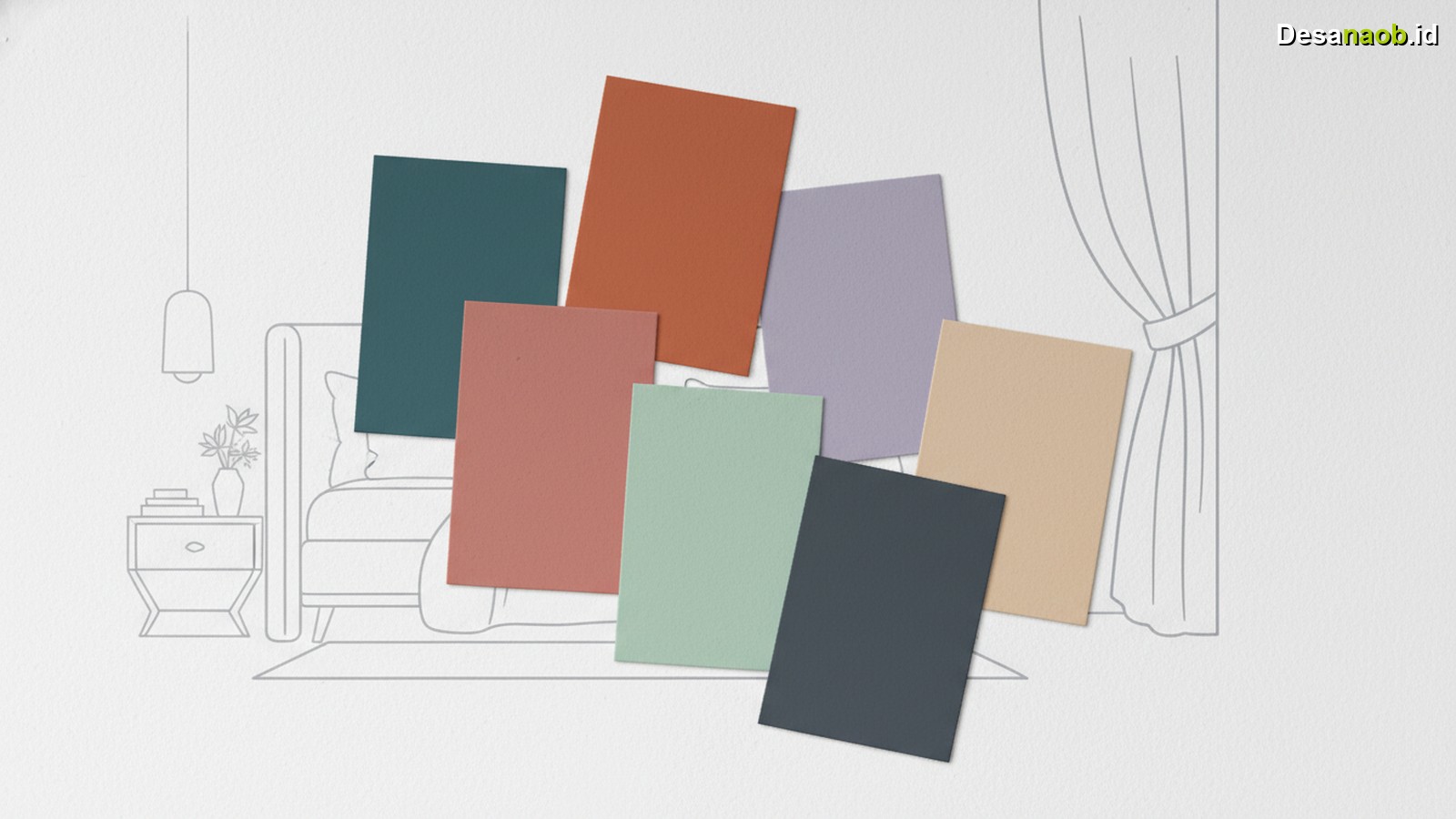 Ilustrasi Inspirasi Warna Cat Kamar Tidur 2026: 7 Tren Mengejutkan yang Wajib Tahu!