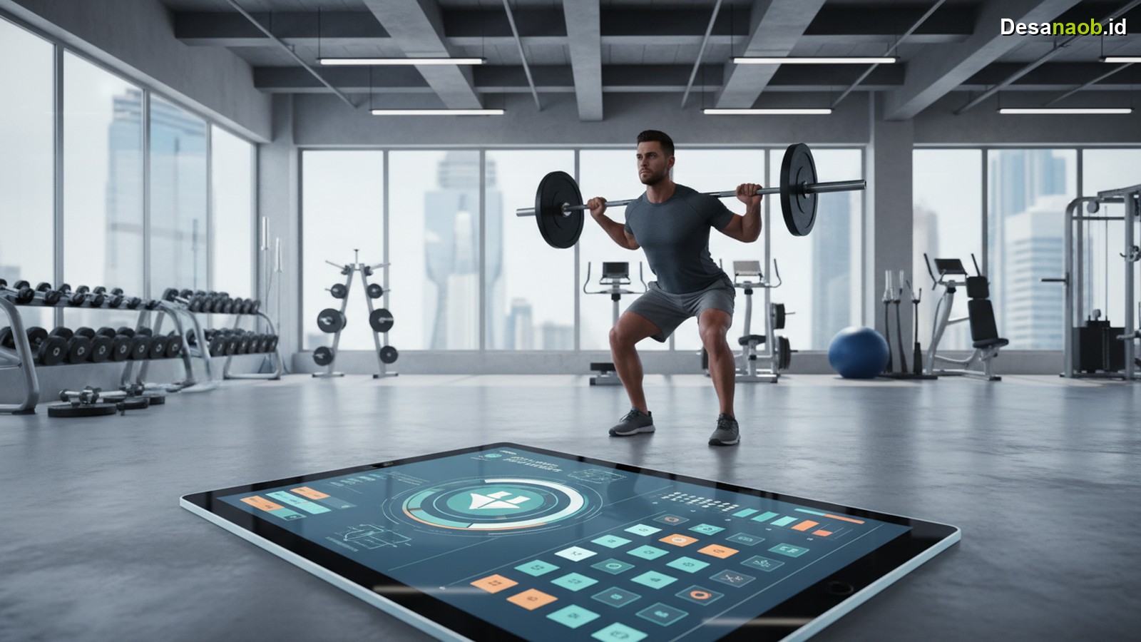 Ilustrasi Jadwal Latihan Gym Seminggu: Program Ampuh Pemula Pria 2026!