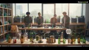 Ilustrasi Kerajinan Botol Bekas: Bisnis Menguntungkan Hingga Jutaan di 2026!