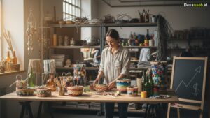 Ilustrasi Kerajinan Tangan Barang Bekas: Raup Jutaan Rupiah di 2026, Ini Rahasianya!