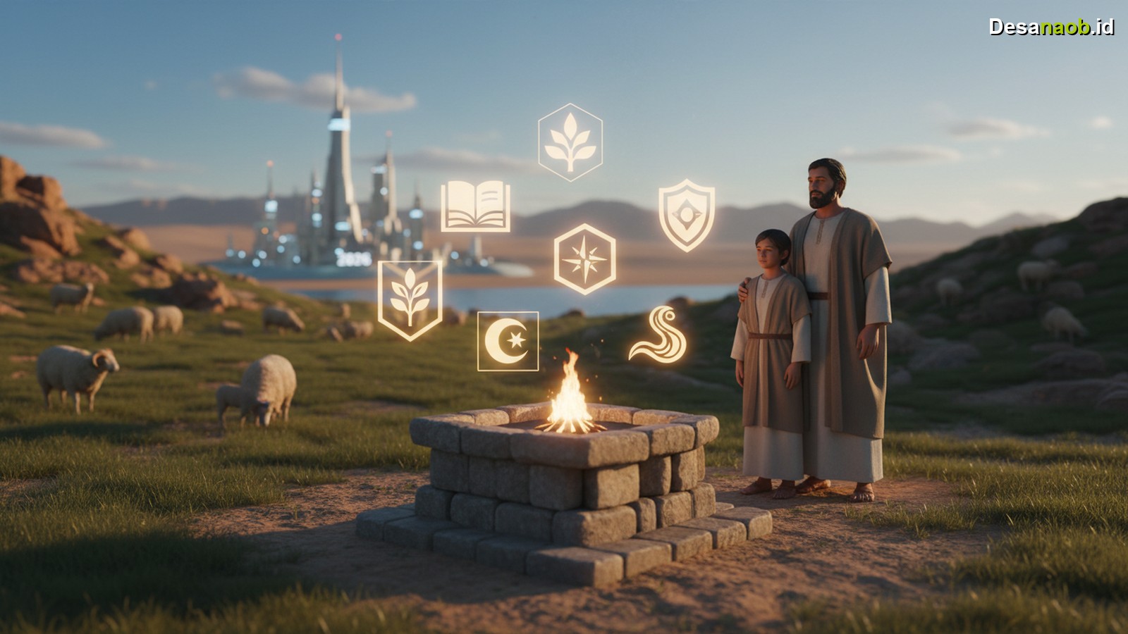 Ilustrasi Kisah Nabi Ibrahim: 7 Hikmah Abadi Wajib Tahu di 2026!