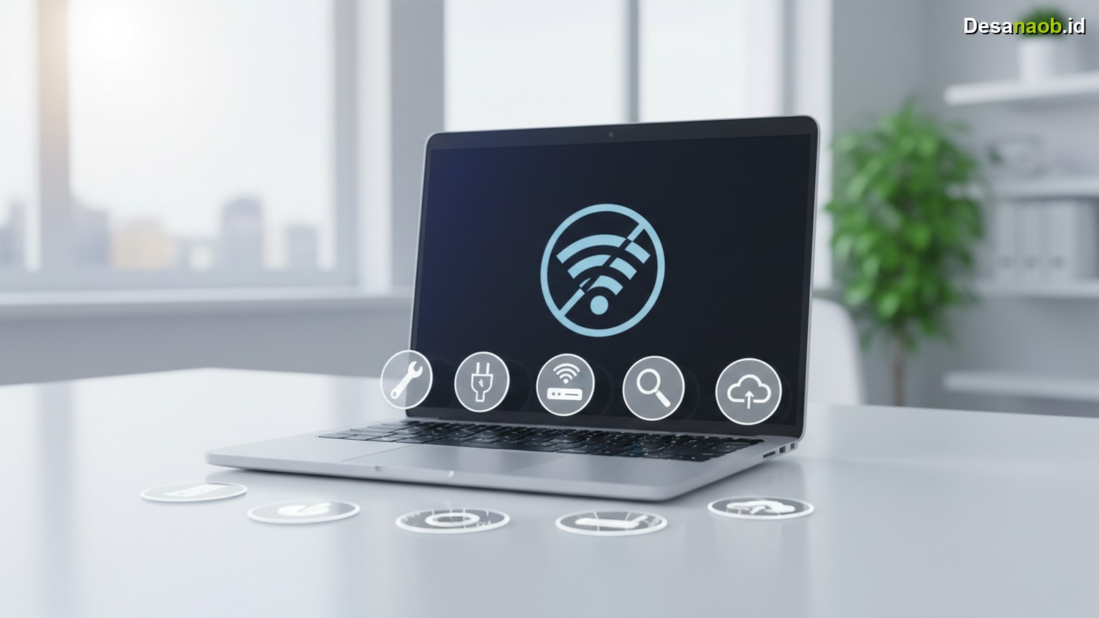 Ilustrasi Laptop Tidak Bisa Connect WiFi? Ini 7 Solusi Mudah Terbaru 2026!