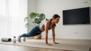 Ilustrasi Latihan Cardio di Rumah Tanpa Alat: 30 Menit Saja, Hasil Maksimal!