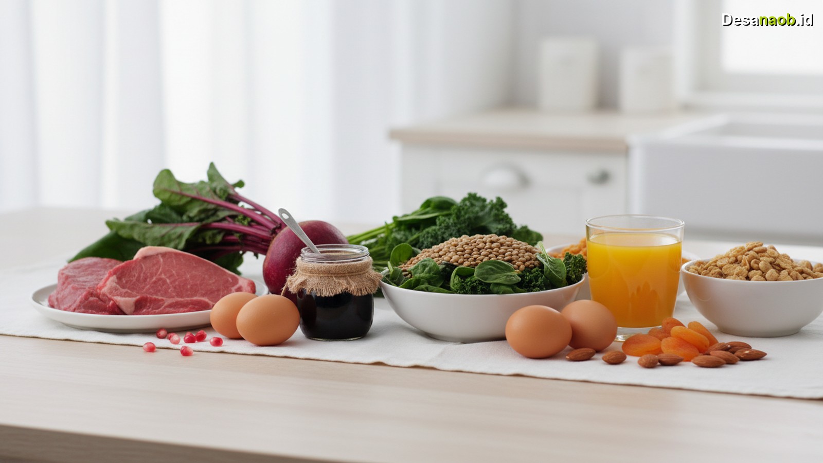 Ilustrasi Makanan Penambah Darah: 7 Pilihan Terbaik 2026 untuk Anemia, Wajib Tahu!