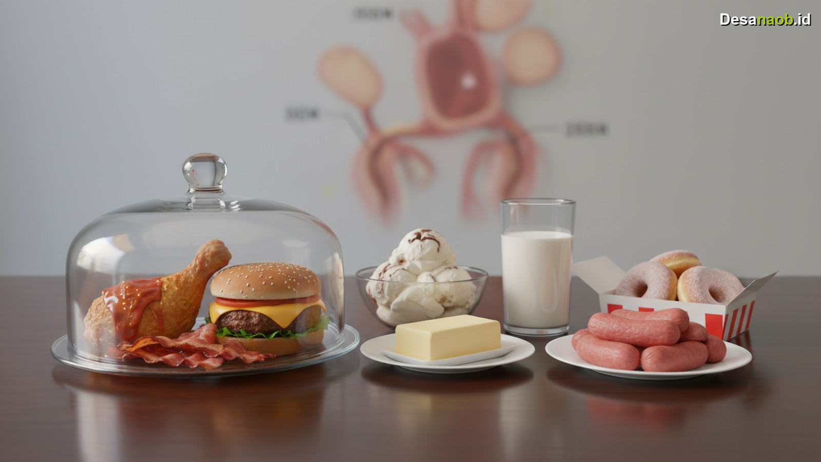 Ilustrasi Makanan yang Harus Dihindari Penderita Kolesterol: 7 Jenis Ini Wajib Tahu 2026!
