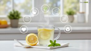 Ilustrasi Manfaat Air Lemon Hangat: 7 Fakta di Pagi Hari, Wajib Tahu 2026!