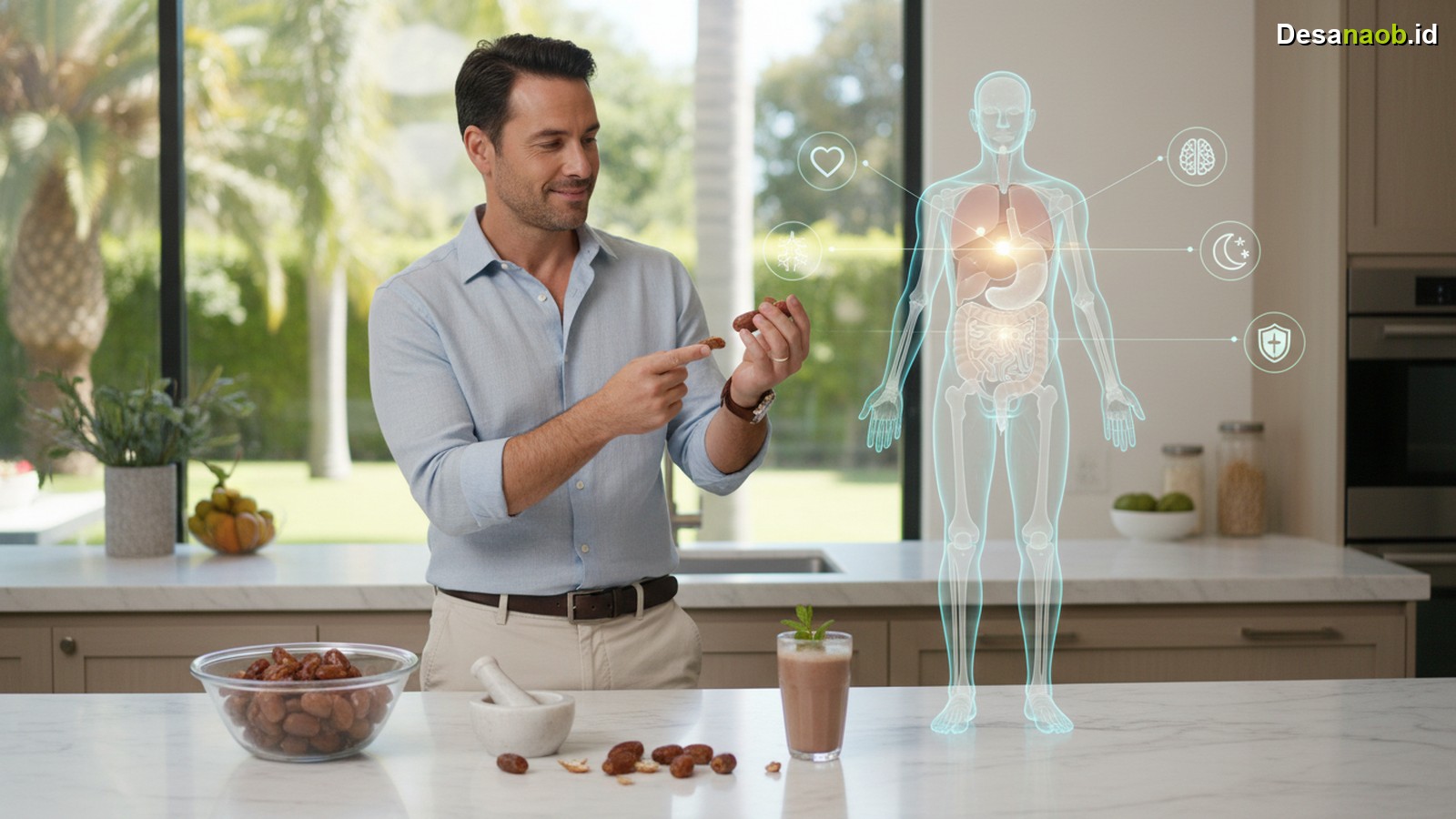 Ilustrasi Manfaat Buah Kurma: 7 Rahasia Kesehatan yang Jarang Diketahui di 2026!