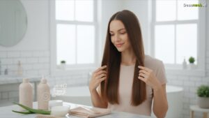 Ilustrasi Meluruskan Rambut Tanpa Rebonding: 7 Cara Mudah Terbaru 2026!