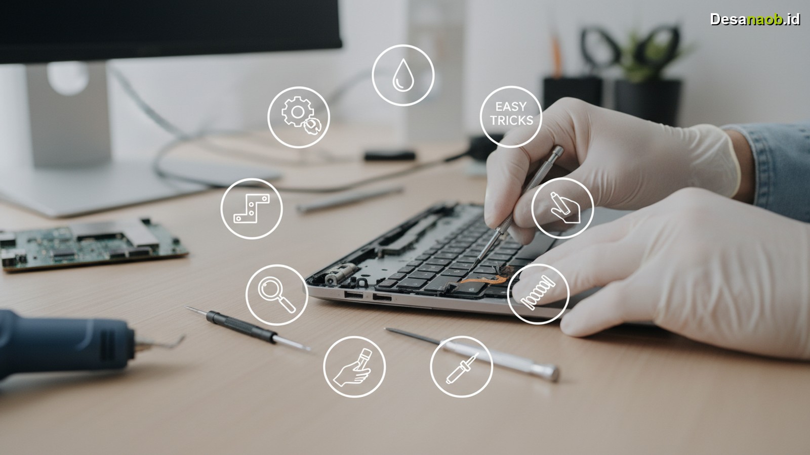 Ilustrasi Memperbaiki Engsel Laptop Rusak: 7 Trik Mudah Terbaru 2026!