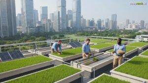 Ilustrasi Menanam Padi Lahan Sempit: 7 Langkah Mudah Panen Melimpah di Perkotaan 2026!