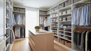 Ilustrasi Mengorganisir Lemari Pakaian: 7 Tips Cerdas Bikin Rumah Rapi di 2026!