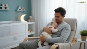 Ilustrasi Menidurkan Bayi Sulit Tidur: 5 Cara Efektif Terbaru 2026, Wajib Tahu!