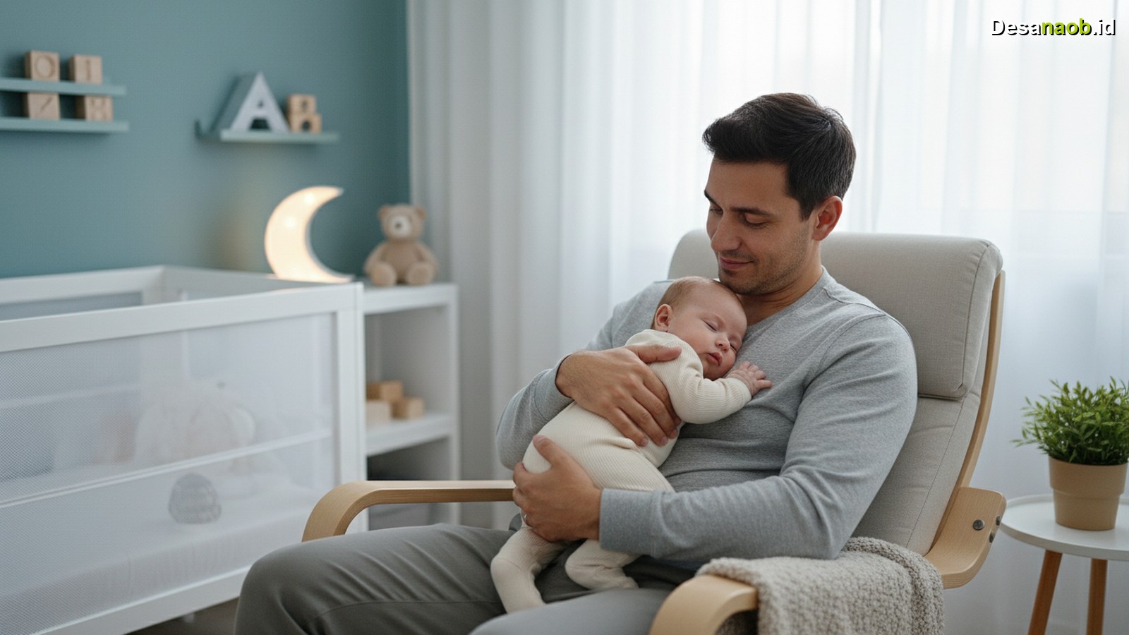 Ilustrasi Menidurkan Bayi Sulit Tidur: 5 Cara Efektif Terbaru 2026, Wajib Tahu!