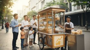 Ilustrasi Modal Usaha Gorengan Gerobak 2026: Segini yang Dibutuhkan, Untung Jutaan!