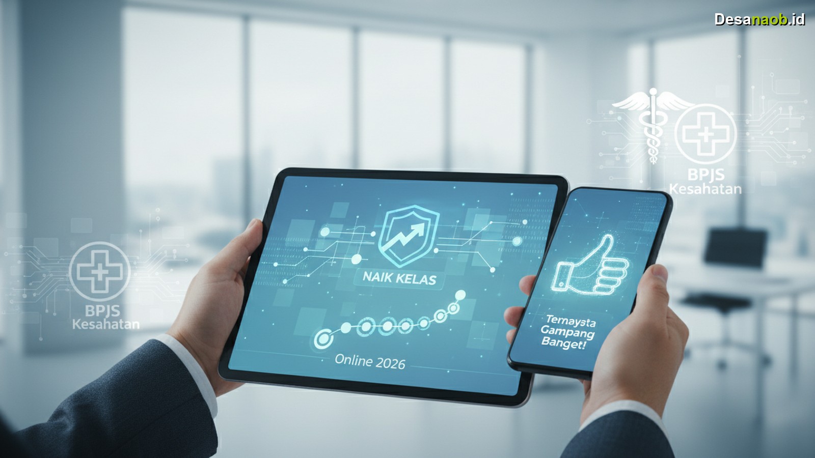 Ilustrasi Naik Kelas BPJS Kesehatan Online 2026: Ternyata Gampang Banget!