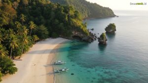 Ilustrasi Pantai Tersembunyi Indonesia Sepi: 7 Surga Rahasia 2026, Wajib Tahu!