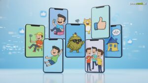 Ilustrasi Pantun Lucu Bikin Ngakak: 7 Ide Story WA Paling Viral 2026!