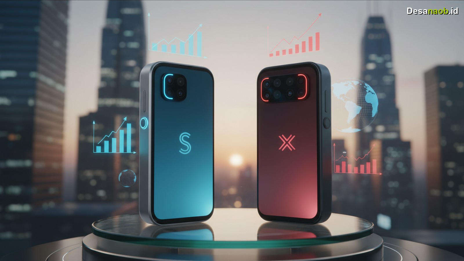 Ilustrasi Perbandingan HP Samsung vs Xiaomi 2026: Siapa Juaranya di Pasar Global?