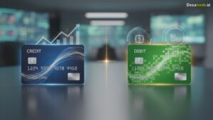 Ilustrasi Perbedaan Kartu Kredit dan Debit 2026: Jangan Sampai Salah Pilih!