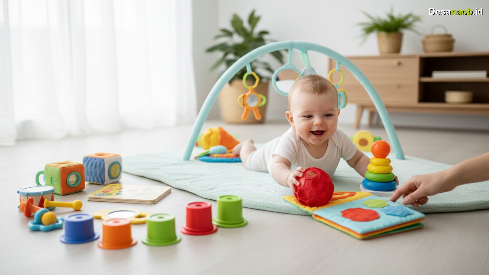 Ilustrasi Perkembangan Bayi 6 Bulan: 7 Keterampilan WAJIB & Stimulasi Tepat 2026!