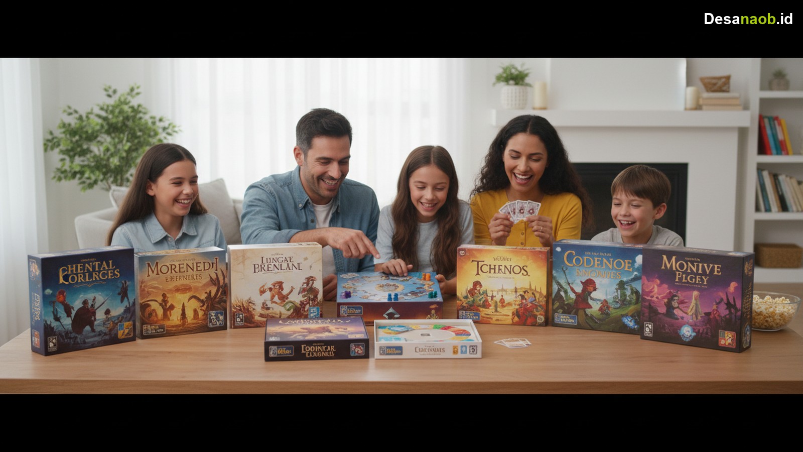 Ilustrasi Rekomendasi Board Game Keluarga: 7 Pilihan Seru Wajib Coba 2026!