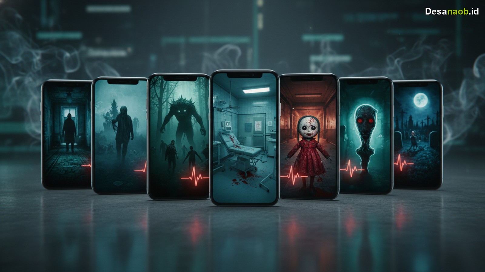Ilustrasi Rekomendasi Game Horor HP 2026: 7 Pilihan Bikin Jantung Berdebar!