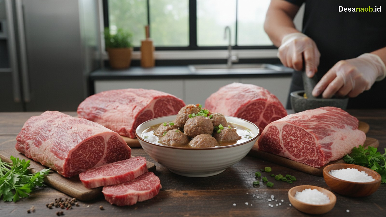 Ilustrasi Resep Bakso Urat Kenyal: Terungkap 5 Rahasia Daging Sapi Asli 2026!