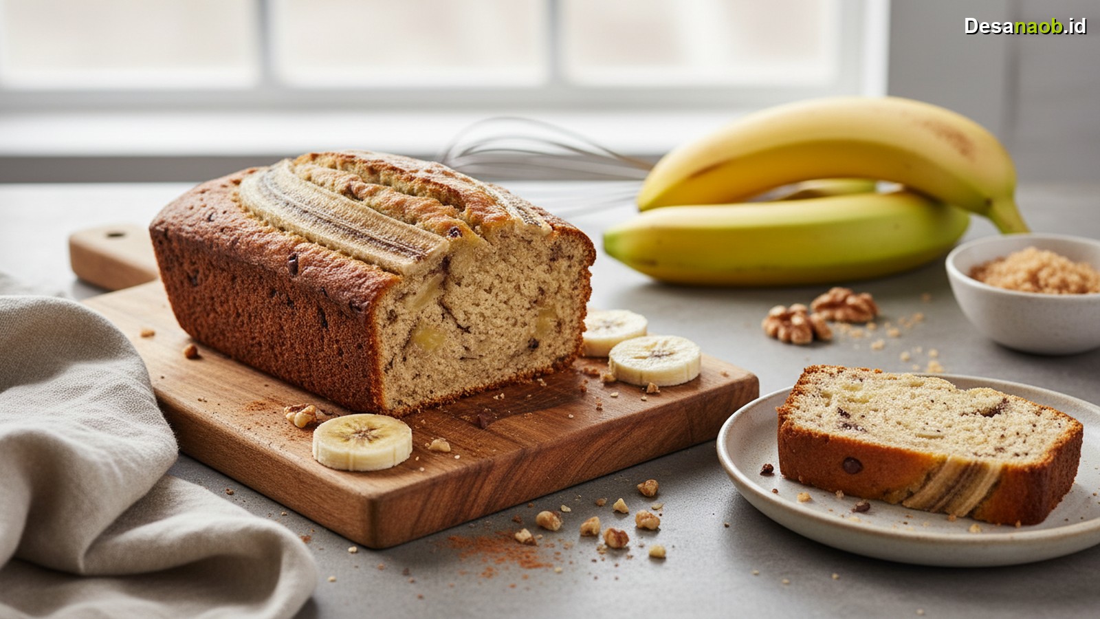 Ilustrasi Resep Banana Bread Moist: Rahasia Lembut Sempurna, Wajib Coba 2026!