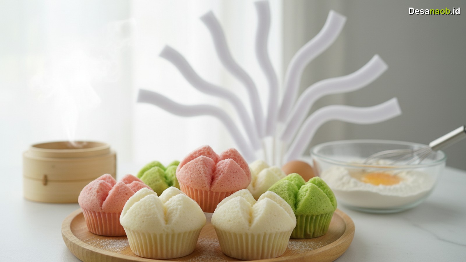 Ilustrasi Resep Bolu Kukus Mekar Anti Bantat: 7 Rahasia Dijamin Lembut 2026!