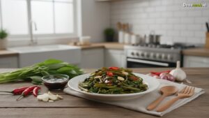 Ilustrasi Resep Cah Kangkung Saus Tiram: Rasa Restoran Kini di Dapur, Mudah Dibuat!