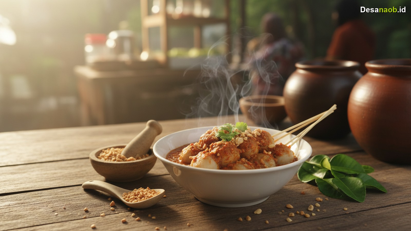 Ilustrasi Resep Cilok Bumbu Kacang: Rahasia Pedagang Legendaris 2026 Terbongkar!