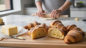 Ilustrasi Resep Croissant Butter: Ini Rahasia Empuk Berlapis di Rumah!