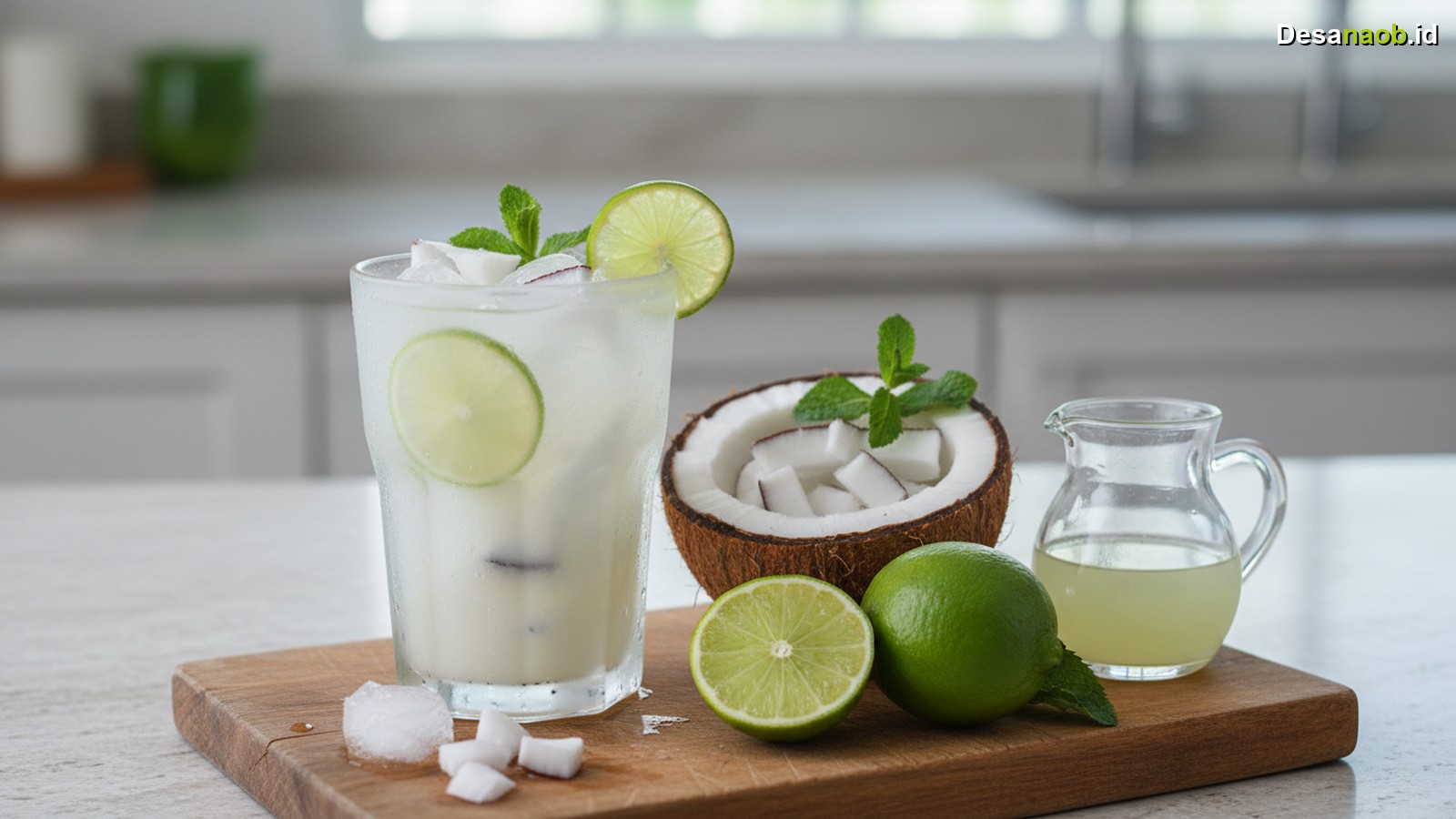 Ilustrasi Resep Es Kelapa Muda Jeruk Nipis: Rahasia Kesegaran Optimal 2026!
