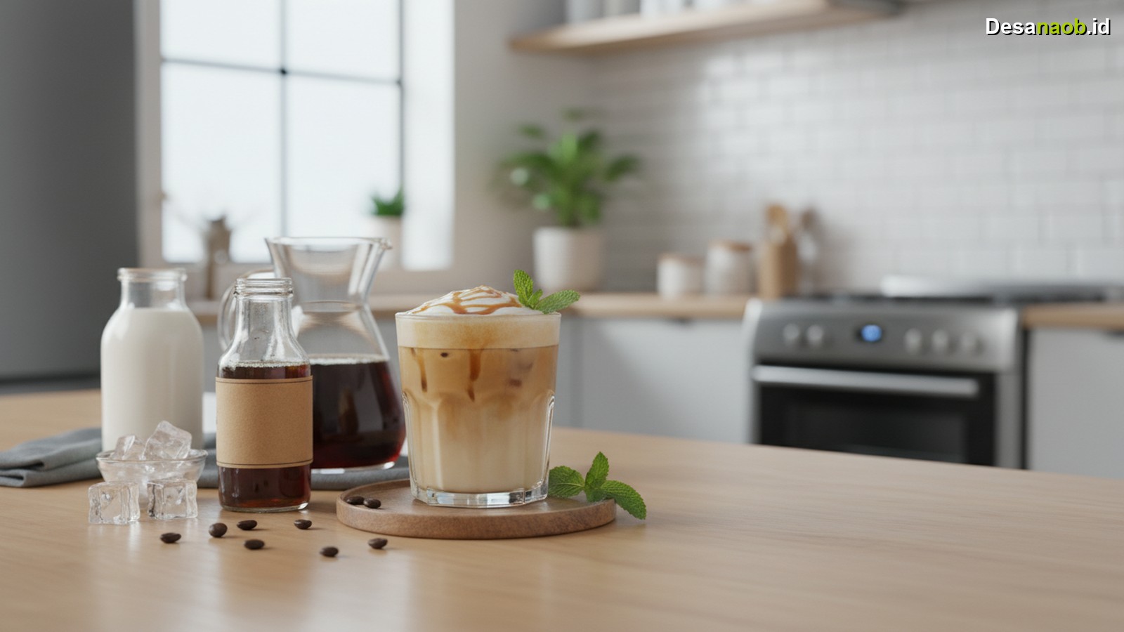 Ilustrasi Resep Es Kopi Susu Kekinian: Bikin Kopi Ala Kafe Cuma Modal Rp10 Ribuan di Rumah 2026!