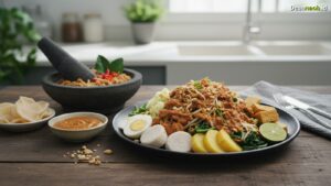 Ilustrasi Resep Gado-Gado Jakarta: Rahasia Bumbu Kacang Legendaris 2026!