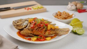 Ilustrasi Resep Ikan Gurame Asam Manis Renyah: Rahasia Krispi Tahan Lama 2026!