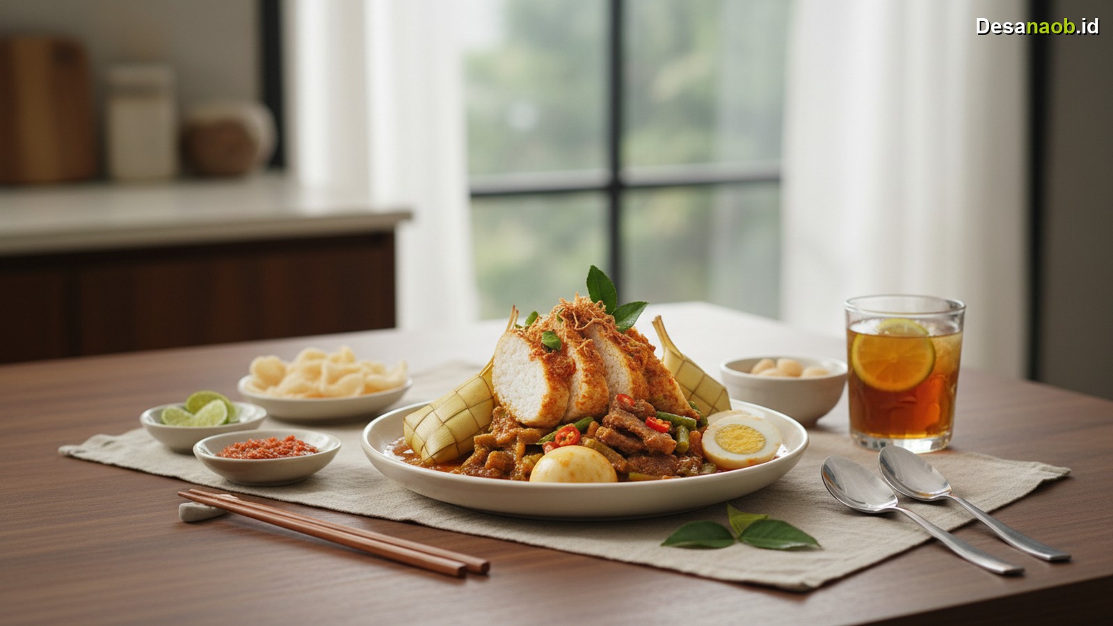 Ilustrasi Resep Ketupat Sayur Betawi: Rahasia Lezat Lebaran 2026 yang Wajib Coba!