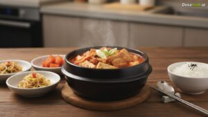 Ilustrasi Resep Kimchi Jjigae: 7 Rahasia Rasa Otentik Korea 2026!