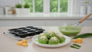 Ilustrasi Resep Kue Cubit Pandan Keju: Ternyata Semudah Ini Bikinnya!