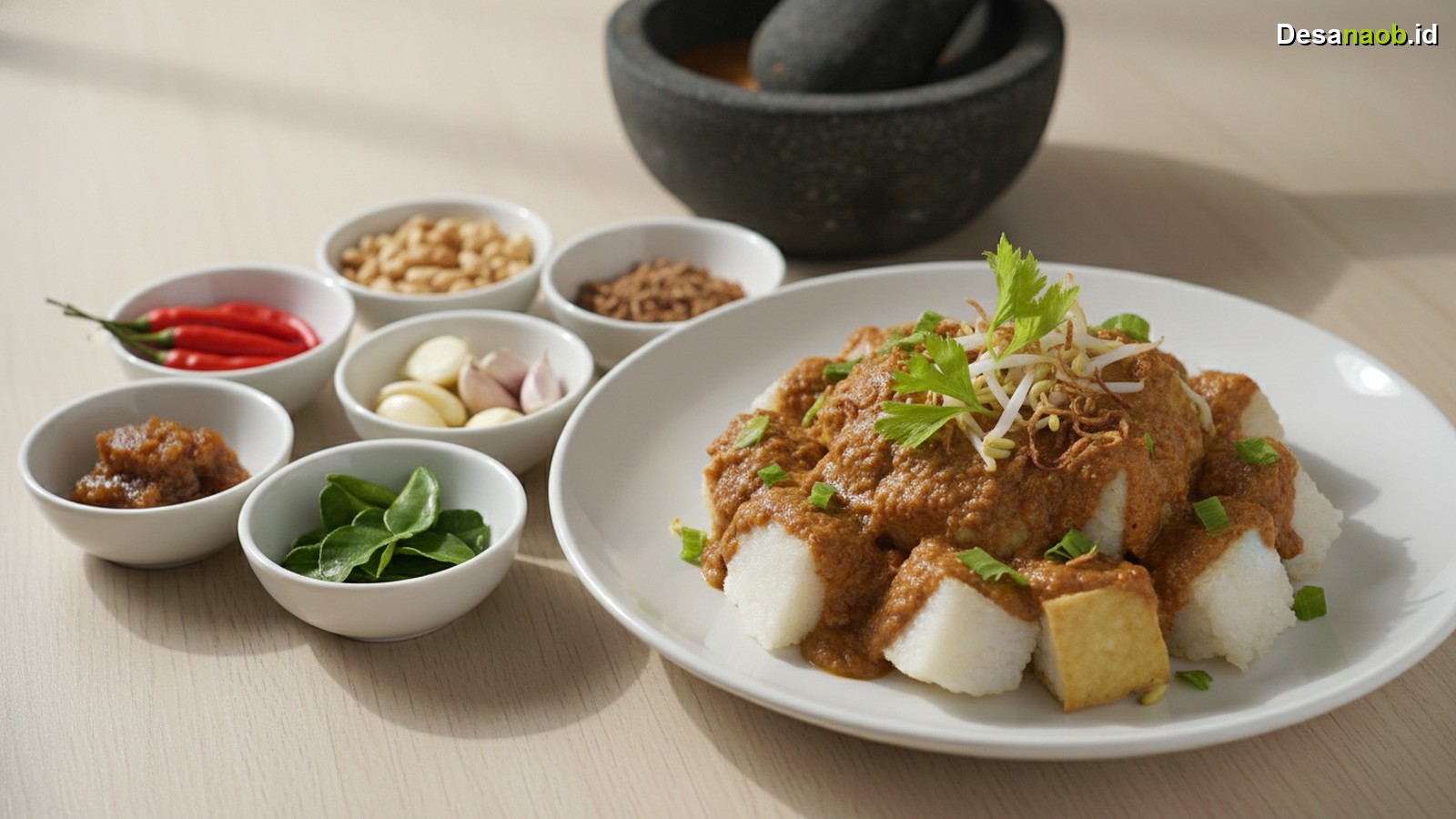 Ilustrasi Resep Kupat Tahu Bandung: Ini 7 Rahasia Bumbu Kacang Lezat Wajib Coba 2026!