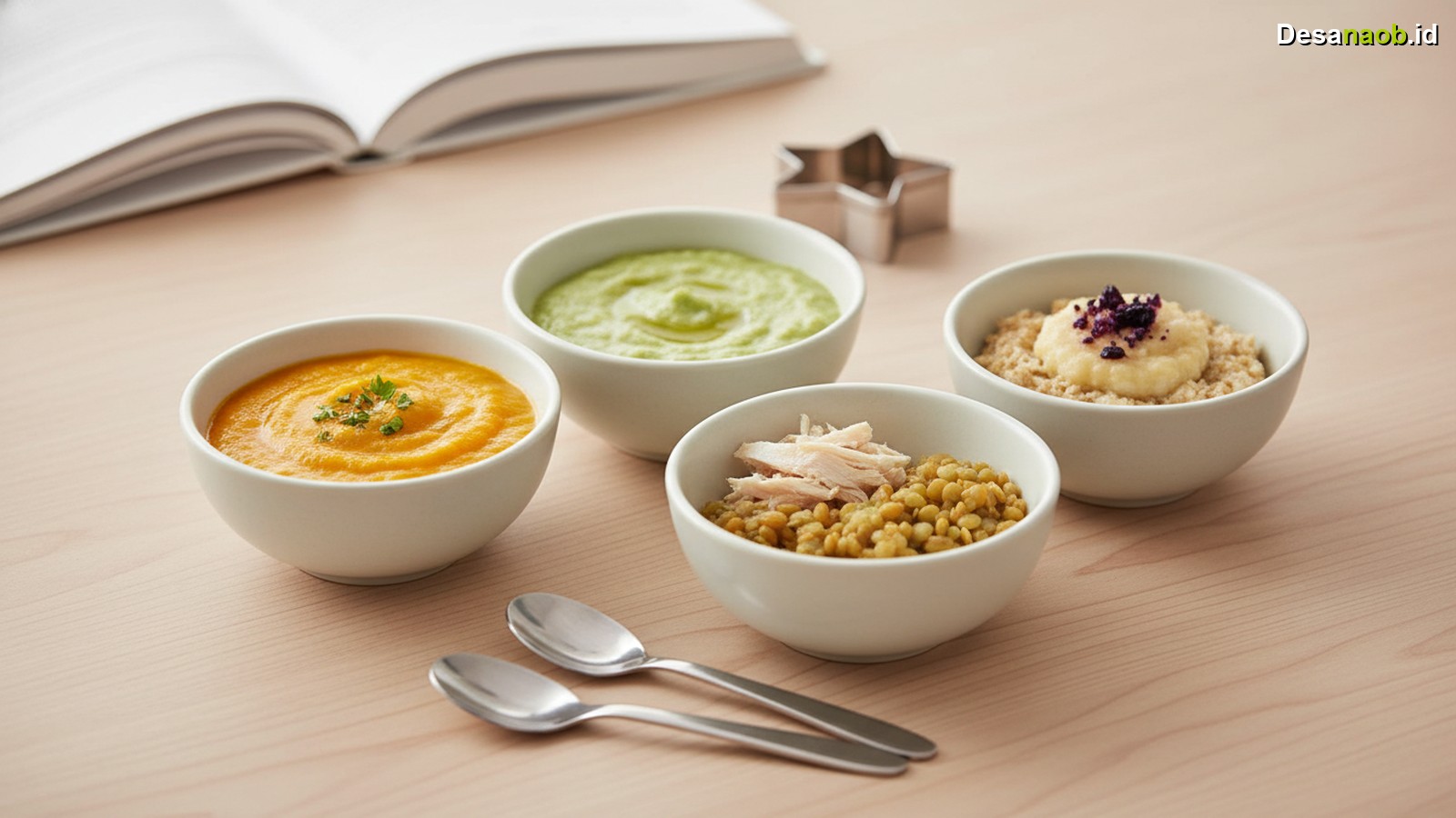 Ilustrasi Resep MPASI 6 Bulan 4 Bintang: Menu Lengkap 2026, Wajib Tahu!